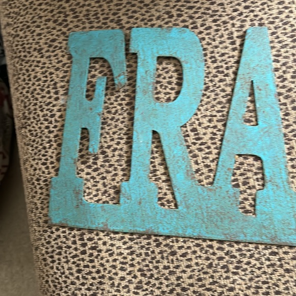 Vintage Rusted Sign - Picture 2 of 5
